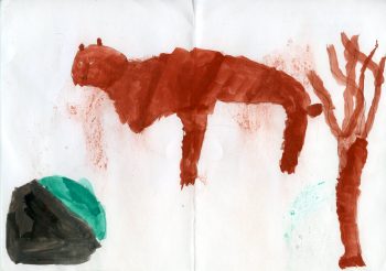 Dessin de Matisse et Elsa