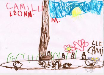Dessin de Camille et Léon