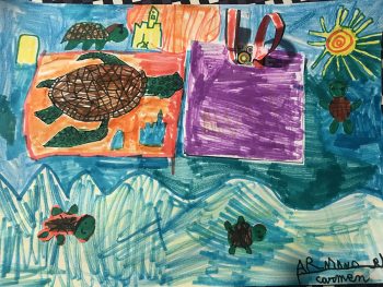Dessin de Carmen et Armand