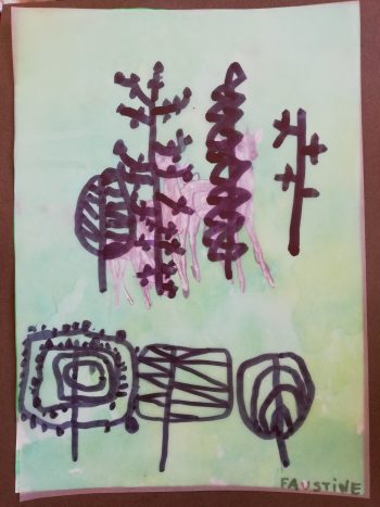 Dessin de Faustine 