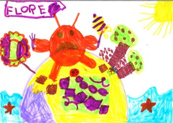 Dessin de Flore