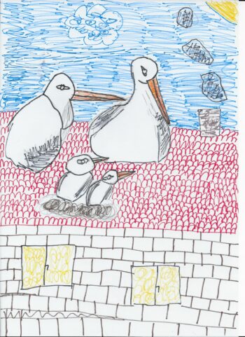 Dessin de Noé et Ella