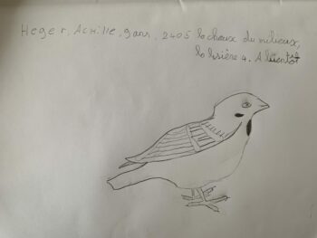 Dessin de Achille 
